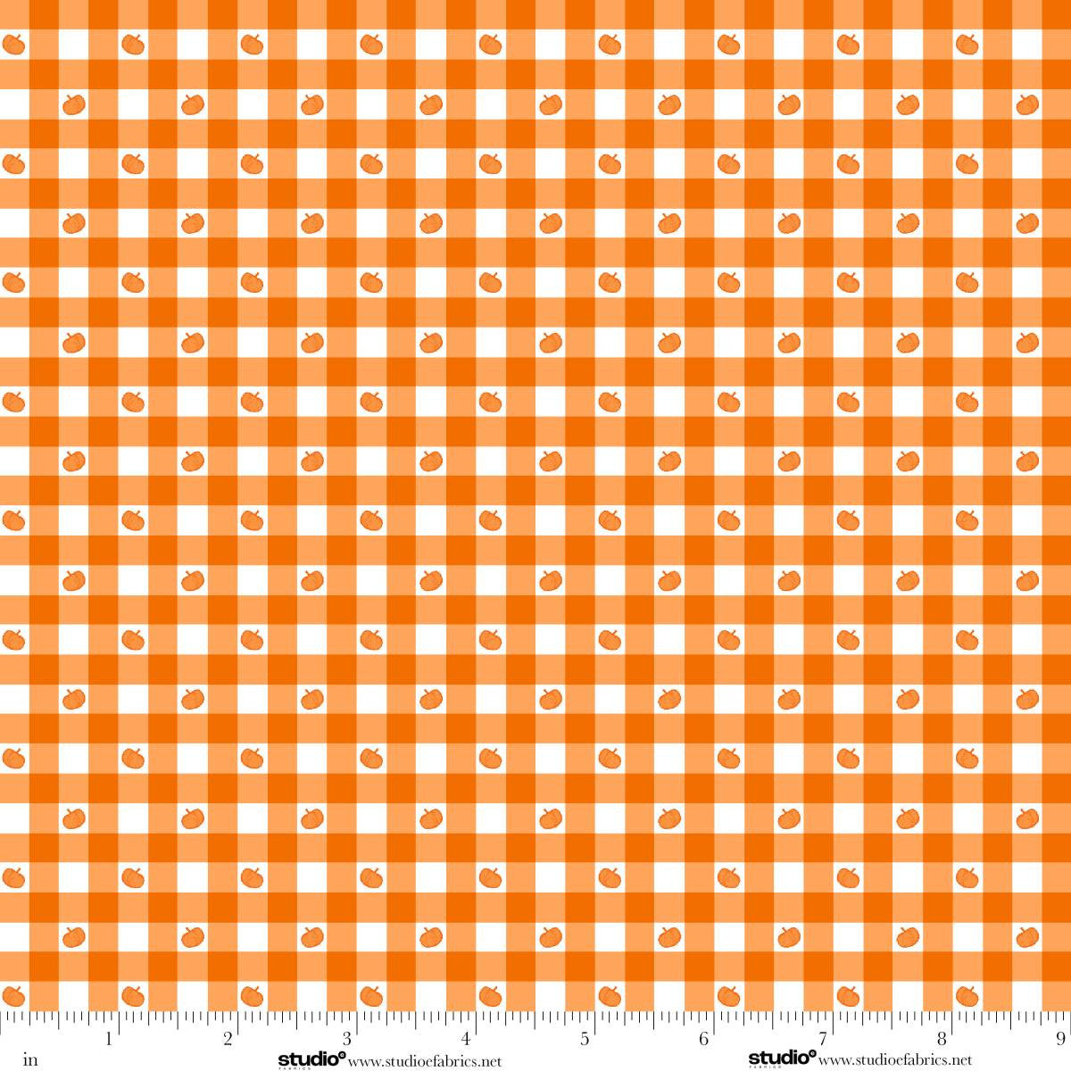 Pumpkin Gingham - Pumpkin