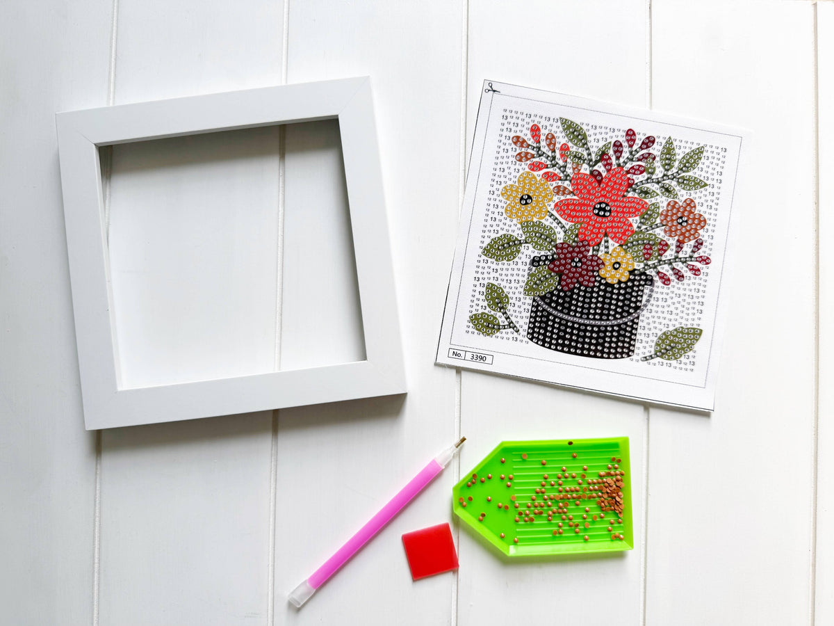 Fall Bucket Diamond Painting Kit