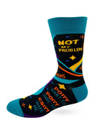 Retired Ask Someone Else Men's Novelty Crew Socks