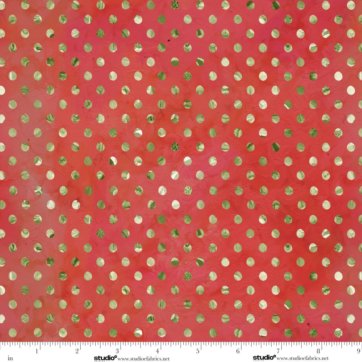 Shaded Dots - Coral