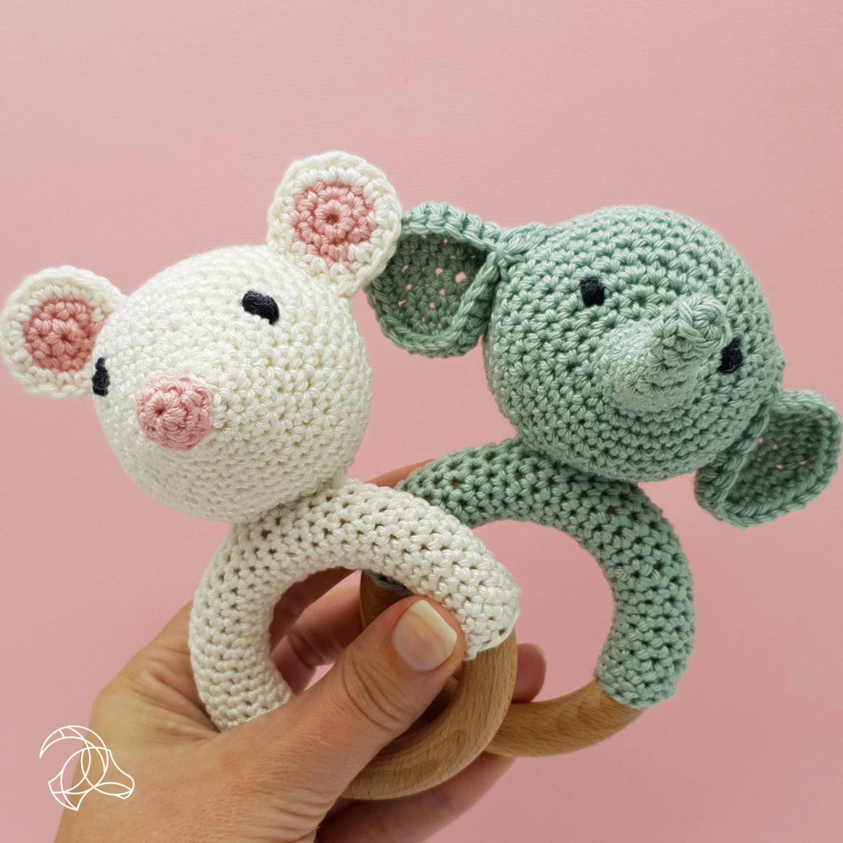 DIY Crochet Kit – Rattle Elephant
