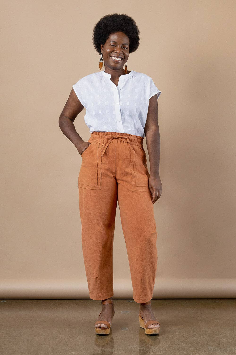 Sepia Pants + Shorts Sewing Pattern