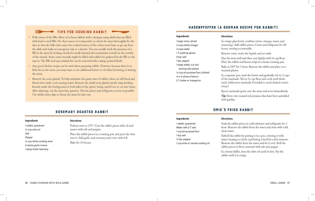 Home Cooking with Wild Game – Over 200 Hearty Recipes