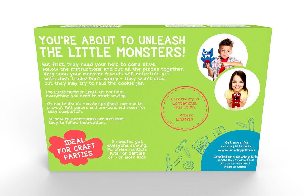 Little Monsters Sewing Kit