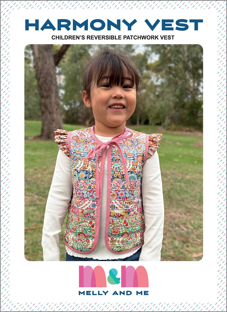 HARMONY GIRLS PATCHWORK VEST