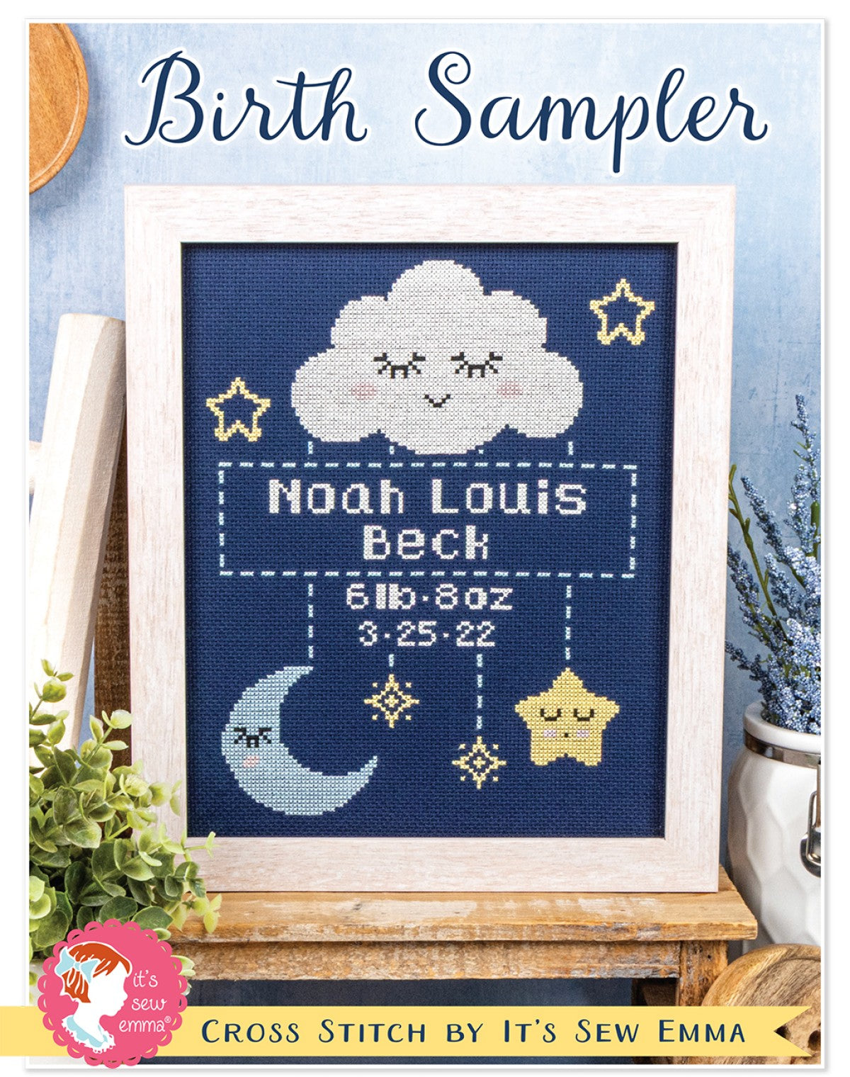 Birth Sampler Cross Stitch Kit
