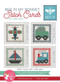 BEE IN MY BONNET CARDS SET Cross Stich