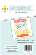 QUILTY INSTRUCTIONS SEW IN LABELS