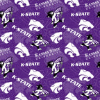 Kansas State Wildcats Cotton Fabric