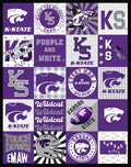 Kansas State T-Shirt Minky Panel