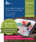 Cotton Printable Fabric Sheets 25 Pack
