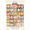 CHICKENS IN THE YARD APPLIQUE QUILT