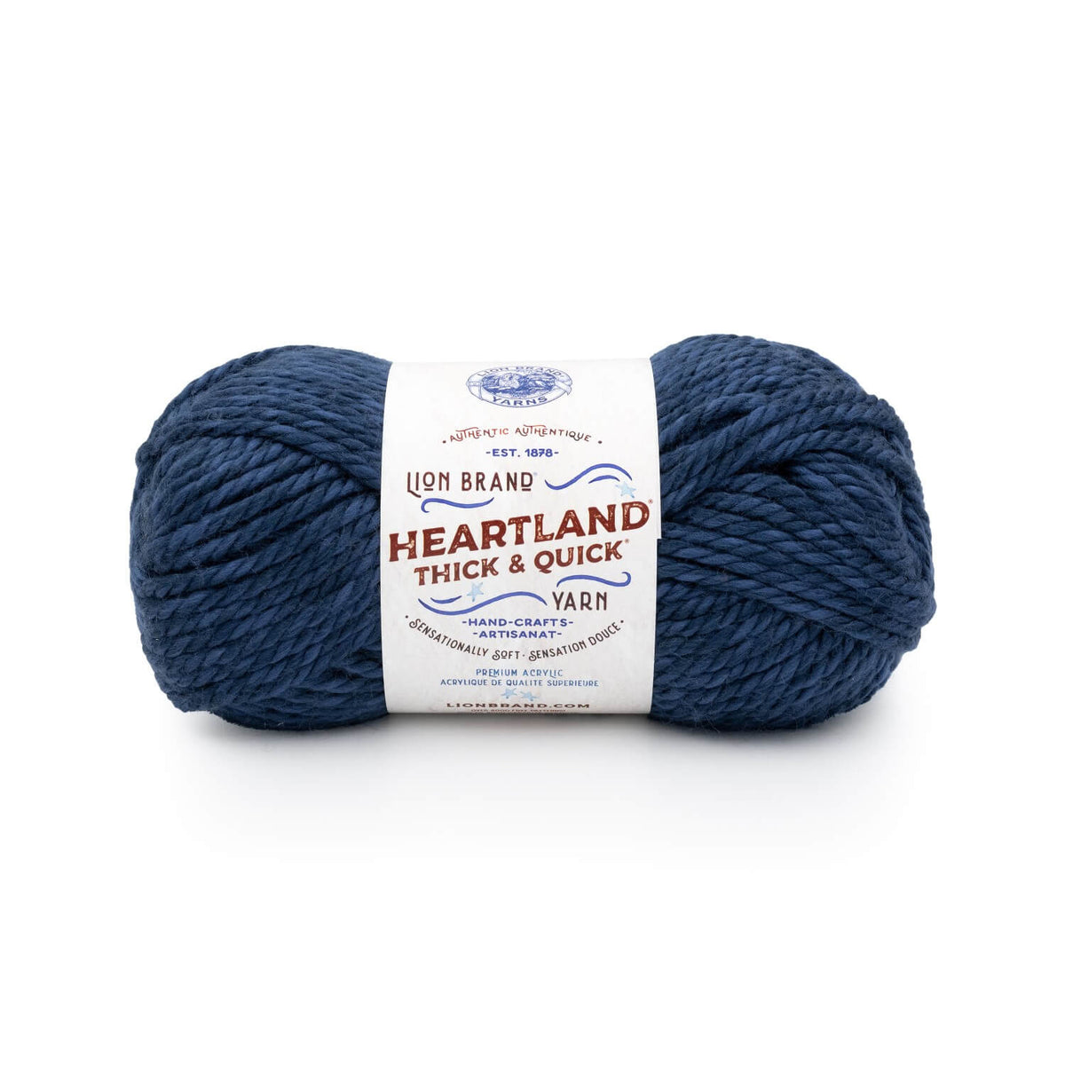Lion Brand Yarn Heartland Thick & Quick Boston Common