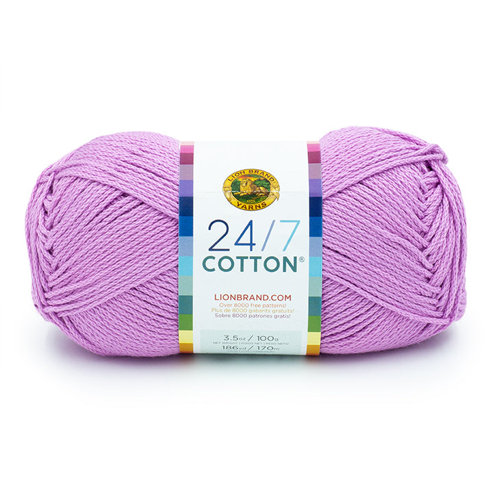 Lion Brand Yarn 24/7 Cotton Orchid