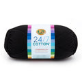 Lion Brand Yarn 24/7 Cotton Black