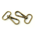 TWO SWIVEL HOOKS 1IN ANTIQUE