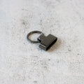 TWO SCREW-IN KEY FOBS 1IN GUNMETAL