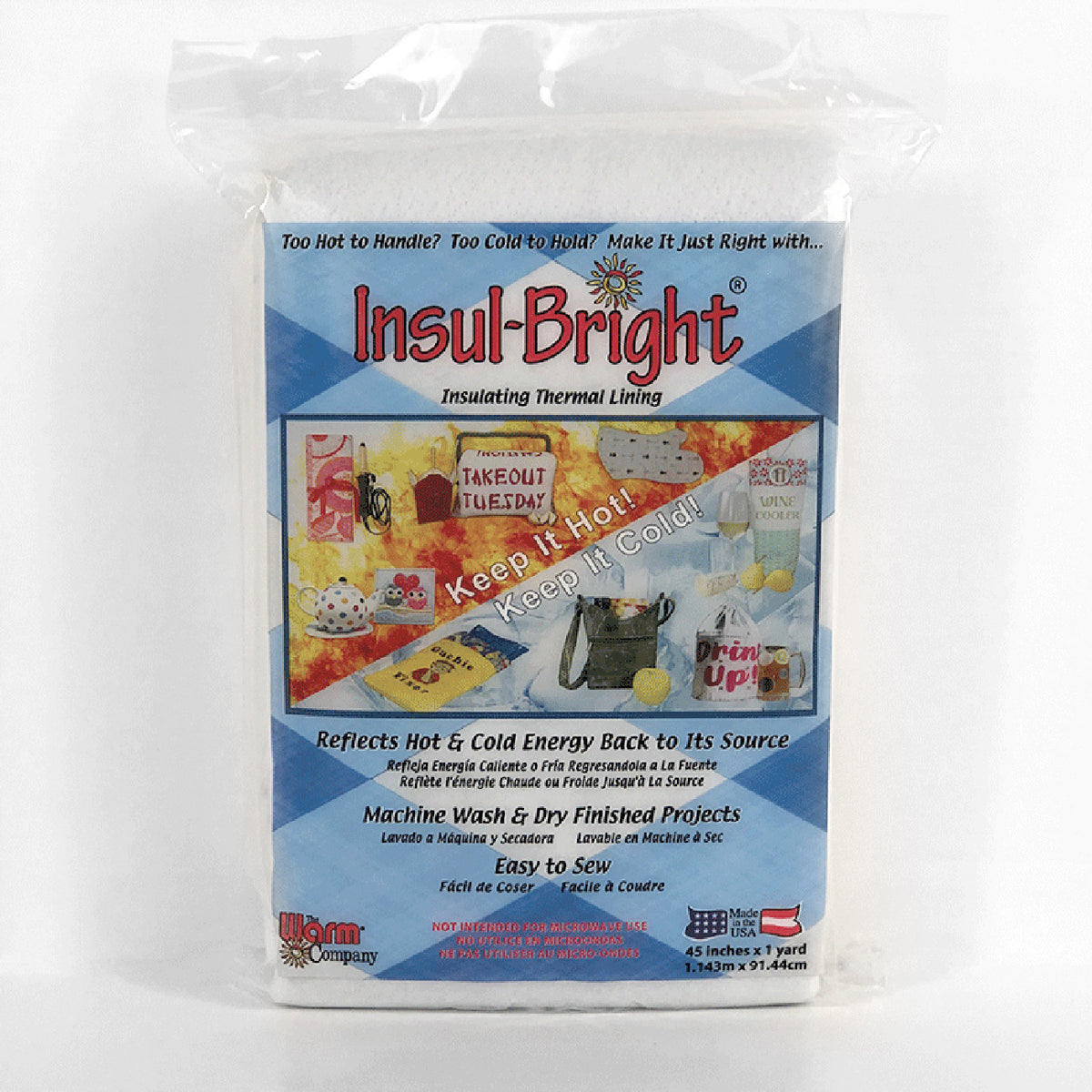BATT INSUL BRIGHT 1YD X 45IN 6PK