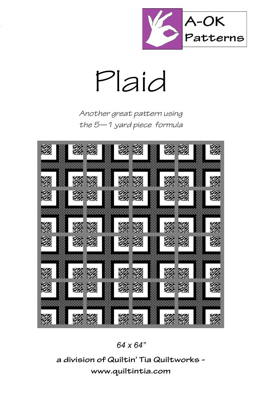 Plaid A-OK 5-Yard Quilt Pattern