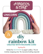 DIY Macrame Rainbow Kit – Fun, Giftable Craft for All Ages