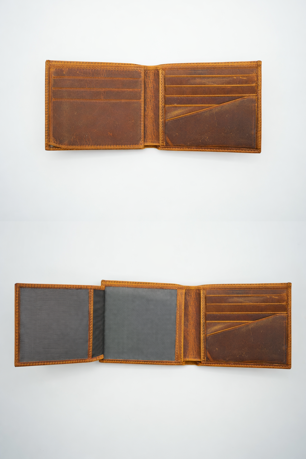 Full Grain Leather Wallet, Leather Bifold Mens Wallet