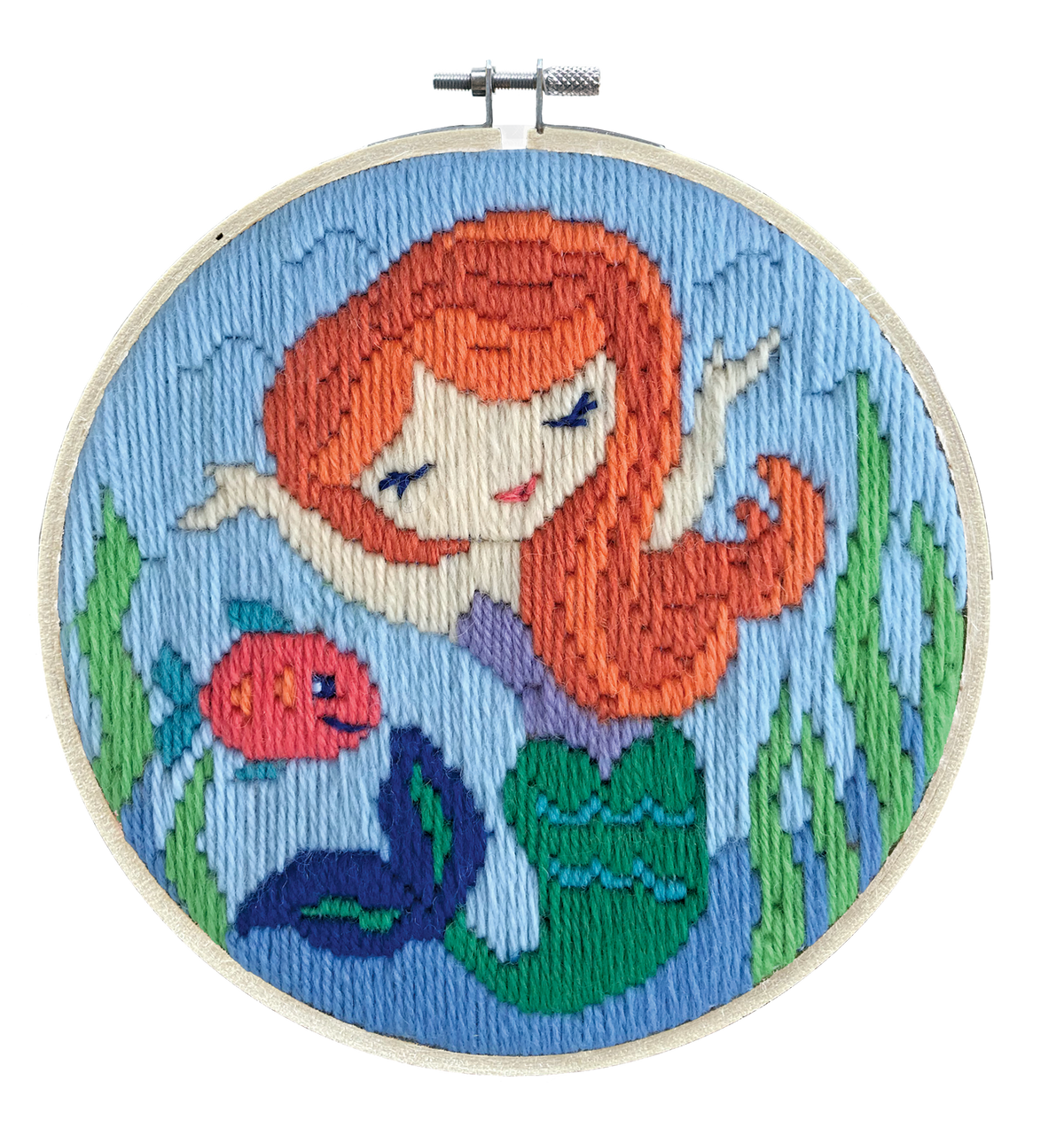 Diamond Dotz Long Stitch Cross Stitch Mermaid Song - 6.0"