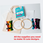 Hand Stitching Embroidery Kit
