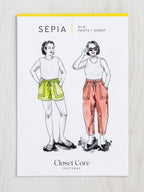 Sepia Pants + Shorts Sewing Pattern