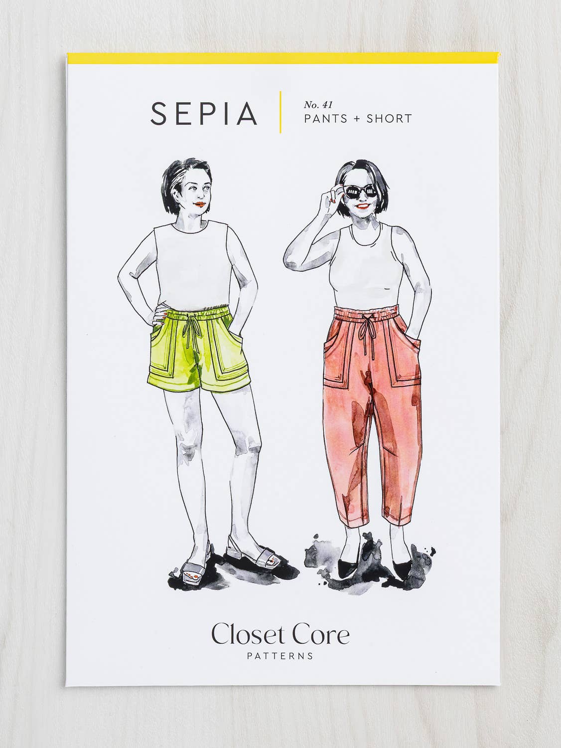 Sepia Pants + Shorts Sewing Pattern