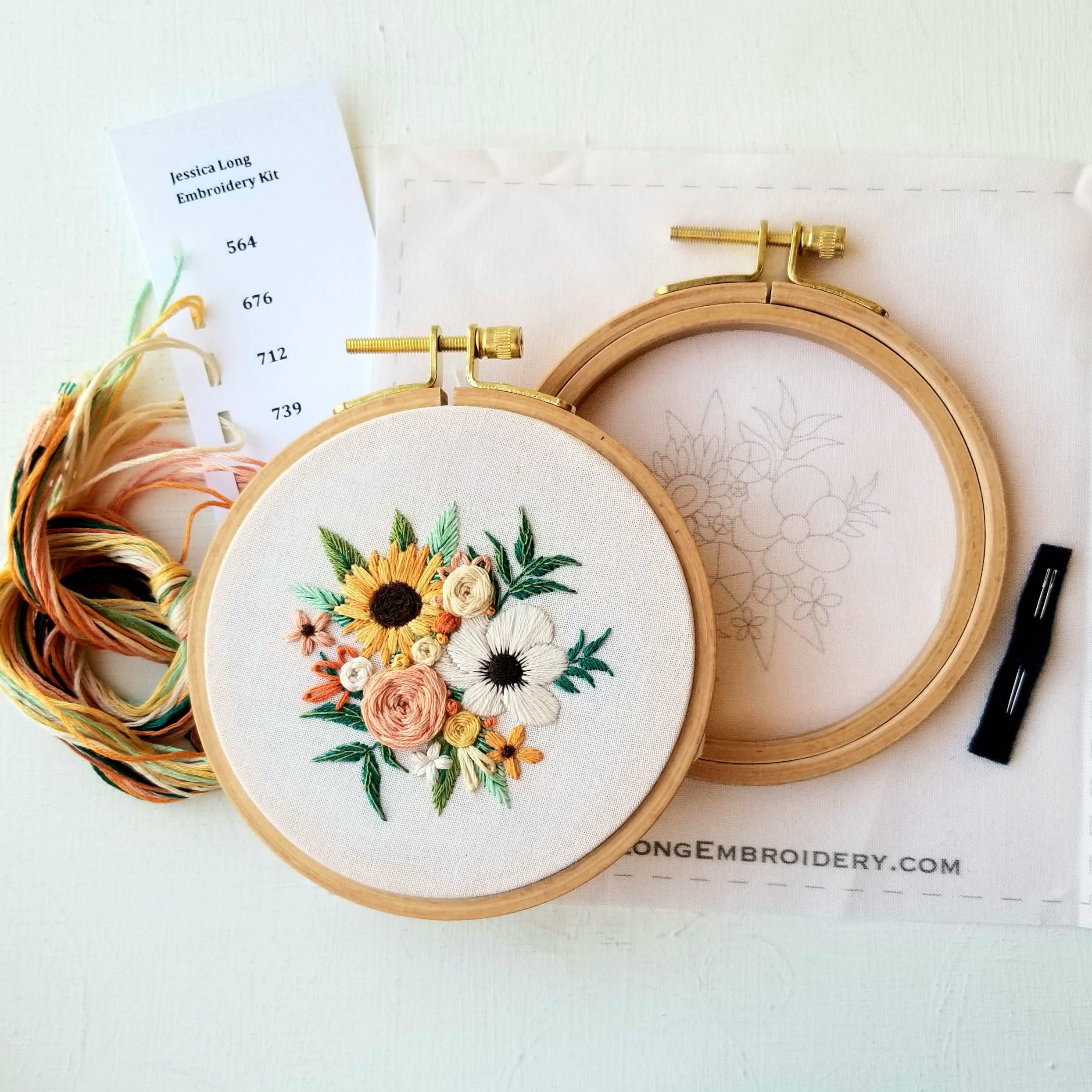 Cozy Harvest Beginner Embroidery Kit