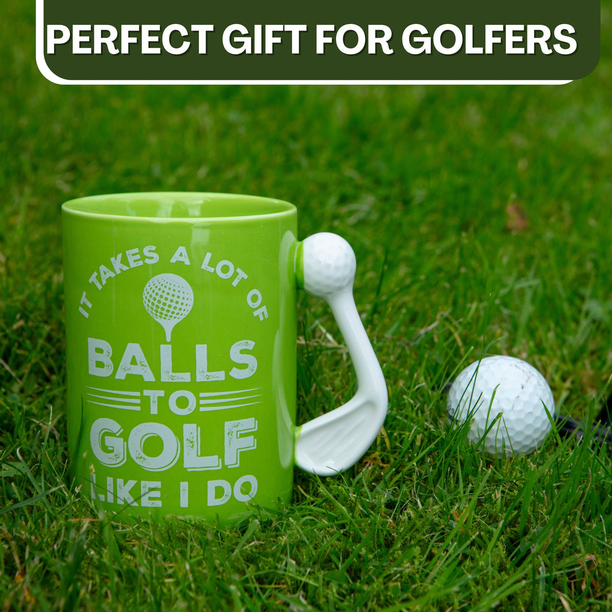 Golf Gift Mug 18oz – Men's Gifts – It Takes A Lot Of Balls