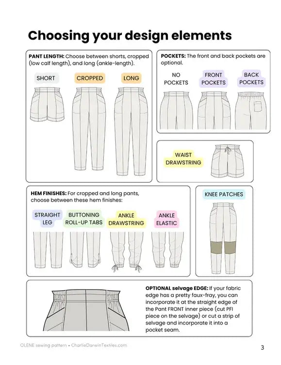 OLENE Printed Pattern