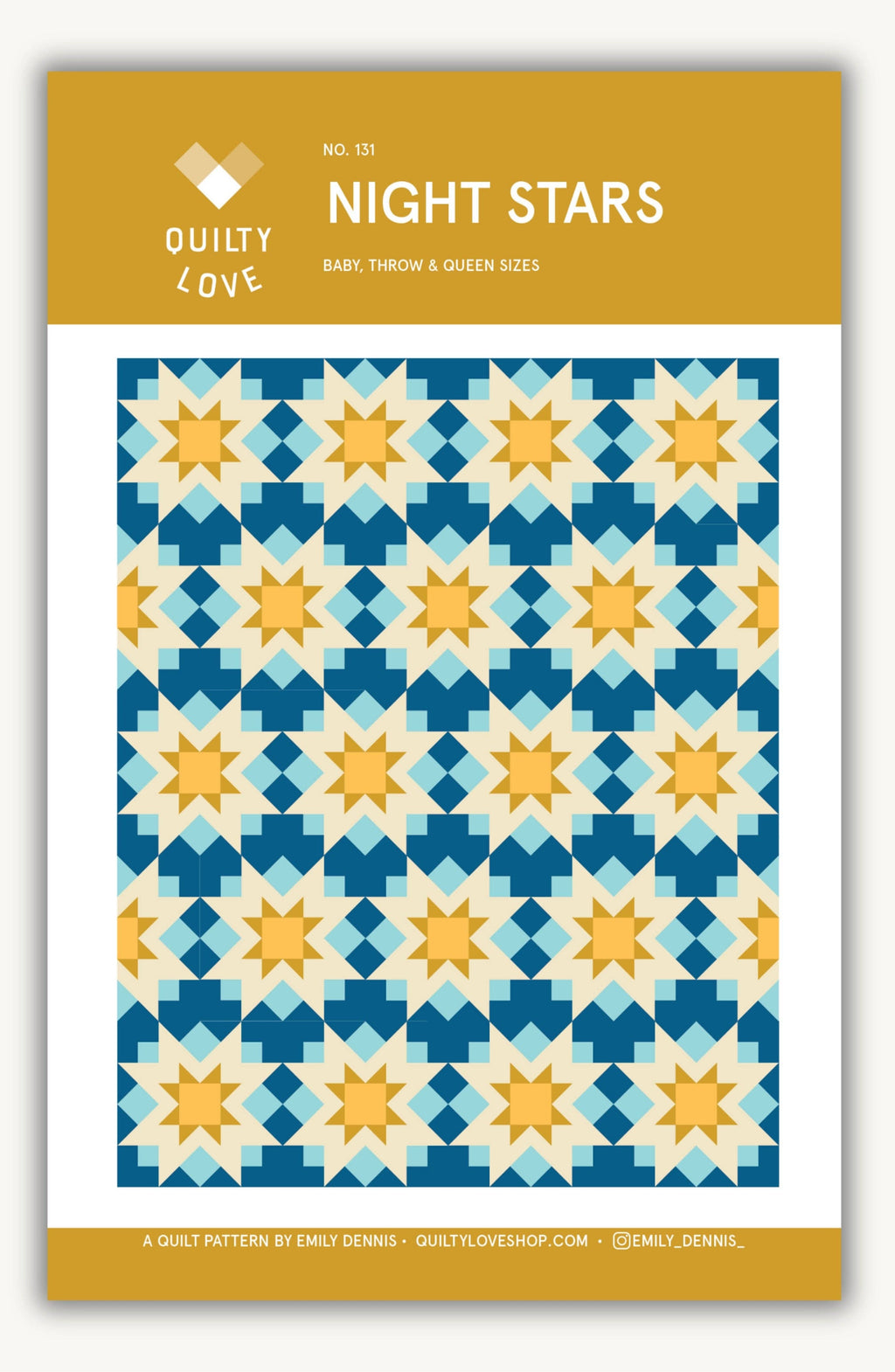 Christmas Night Stars Quilt Kit