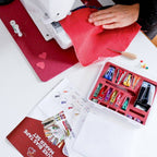 Deluxe Bias Tape Maker Set - 30pcs for making, using & storing bias tape or binding!