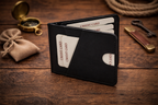 Leather Money Clip Wallet for Men, Bill Clip, Slim Wallet