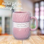 Knitting Mug – Keeps Me From Unravelling – Knitting Gifts