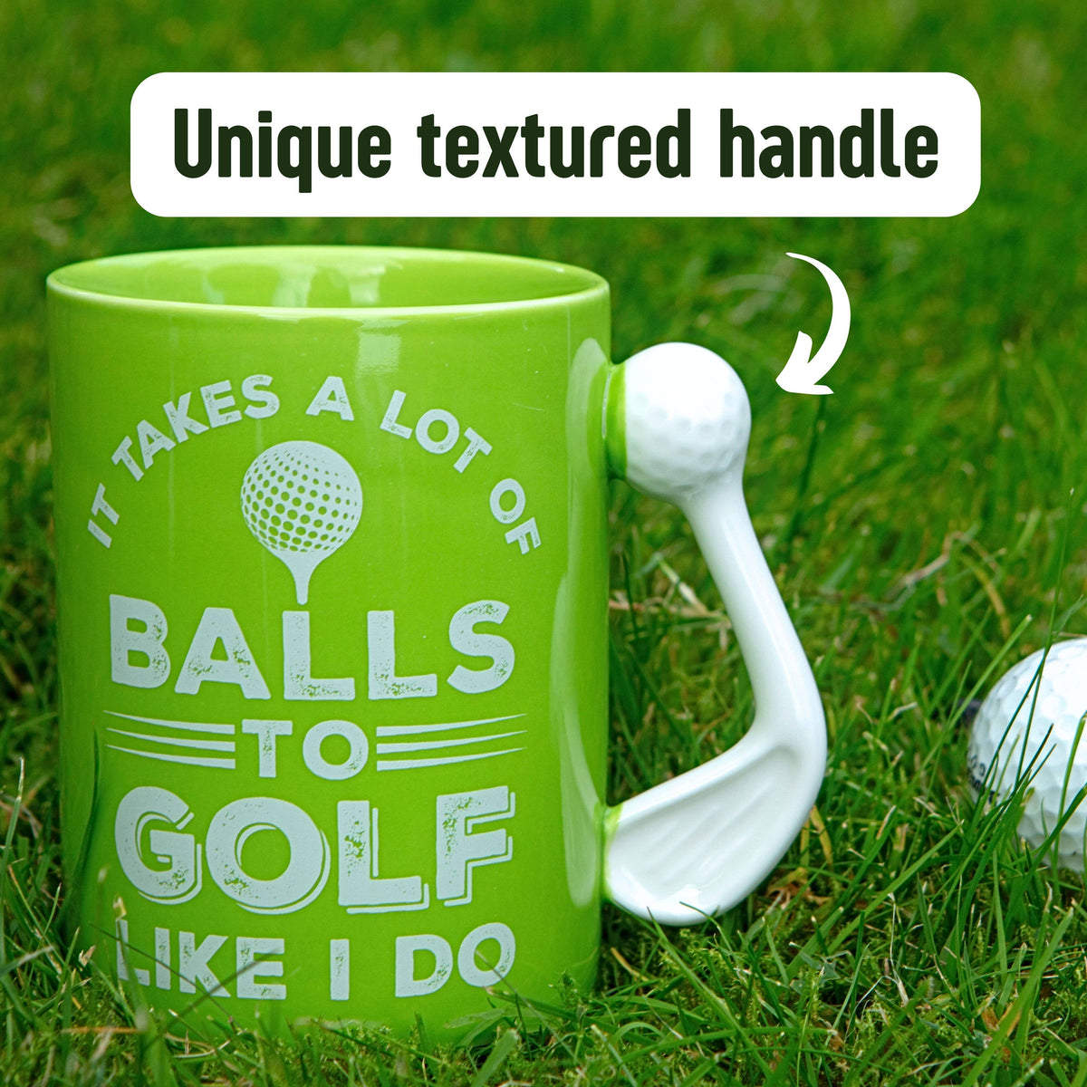 Golf Gift Mug 18oz – Men's Gifts – It Takes A Lot Of Balls