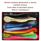 Zipper Sets – 44 pcs/box – 22 colors – Large 18in