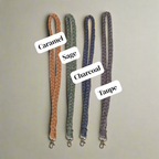 Macrame Lanyard – Boho ID Badge Holder & Keychain Accessory