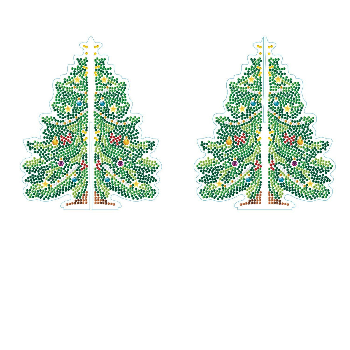 Stand-up Christmas Tree Stars