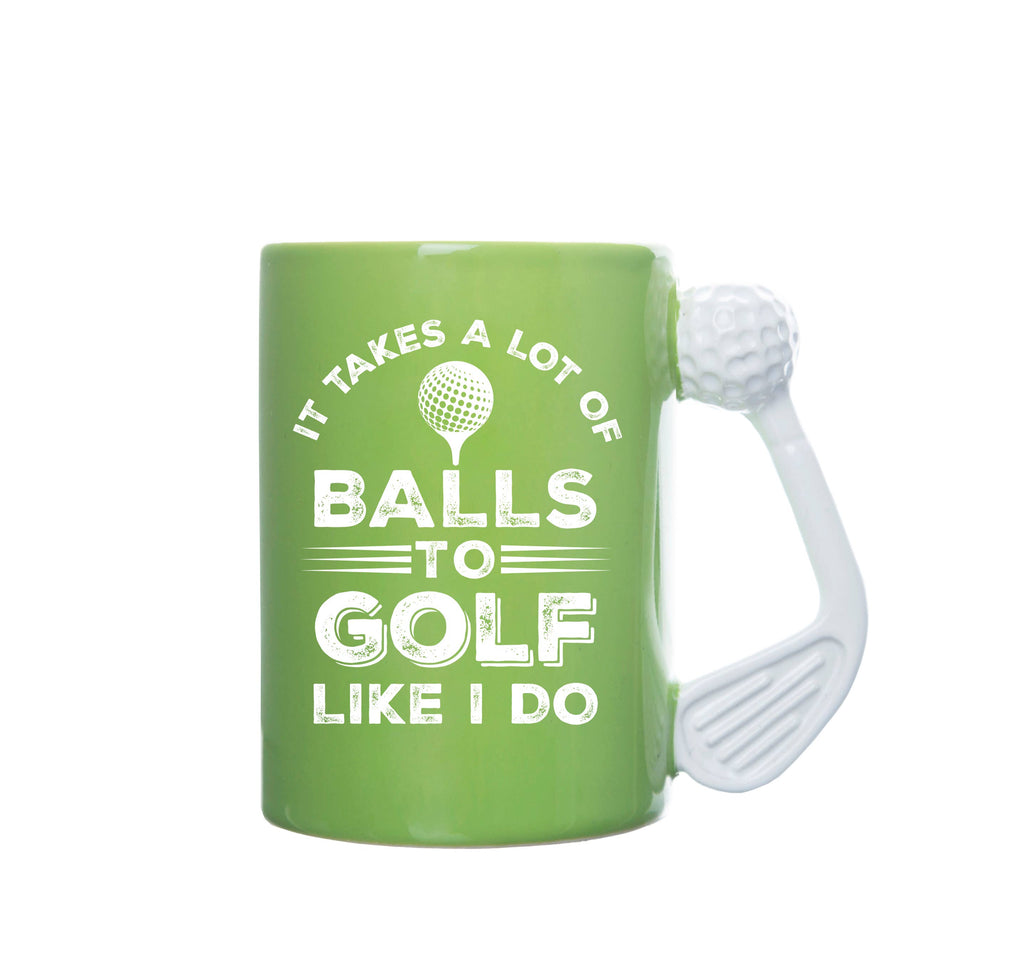 Golf Gift Mug 18oz – Men's Gifts – It Takes A Lot Of Balls