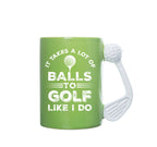 Golf Gift Mug 18oz – Men's Gifts – It Takes A Lot Of Balls