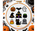 Halloween Collage Cross Stitch Mini Kit