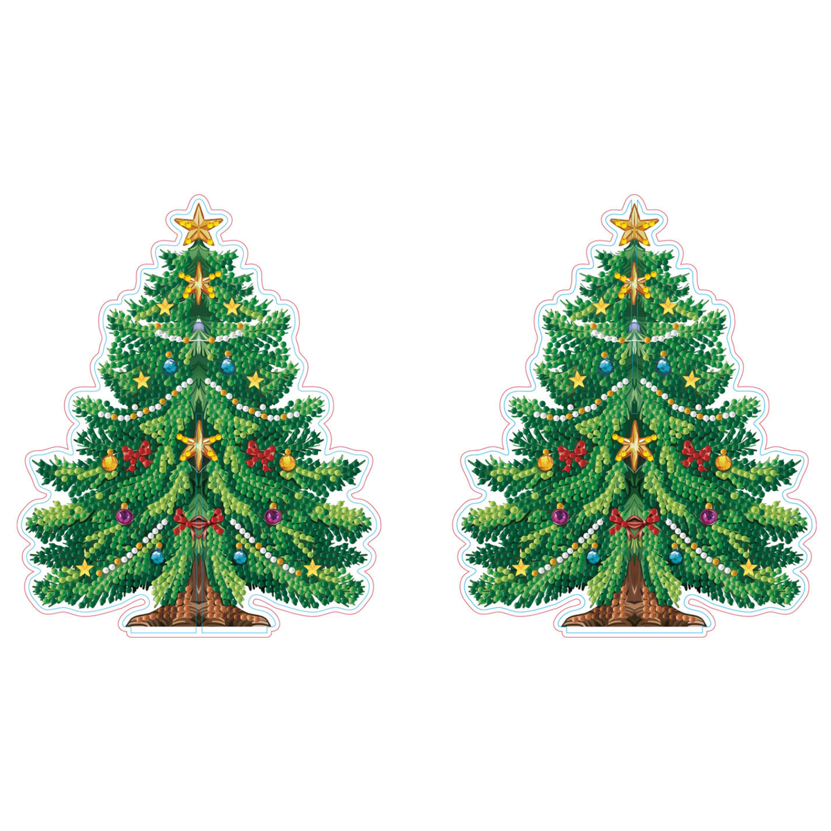 Stand-up Christmas Tree Stars