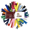 Zipper Sets – 44 pcs/box – 22 colors – Small 8in