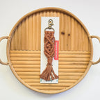 Macrame Keychains – Neutrals (5) Pack