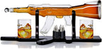 Bezrat Gun Decanter With 2 Glasses