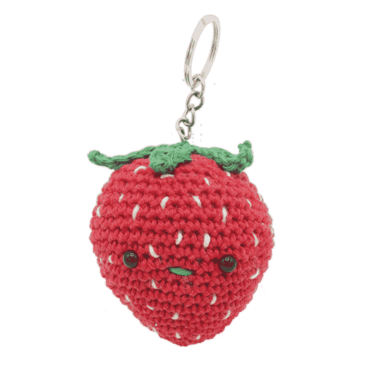 DIY Crochet Kit - Strawberry Bag Charm