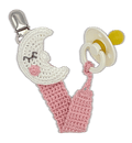 DIY Crochet Kit - Pacifier Clip Moon