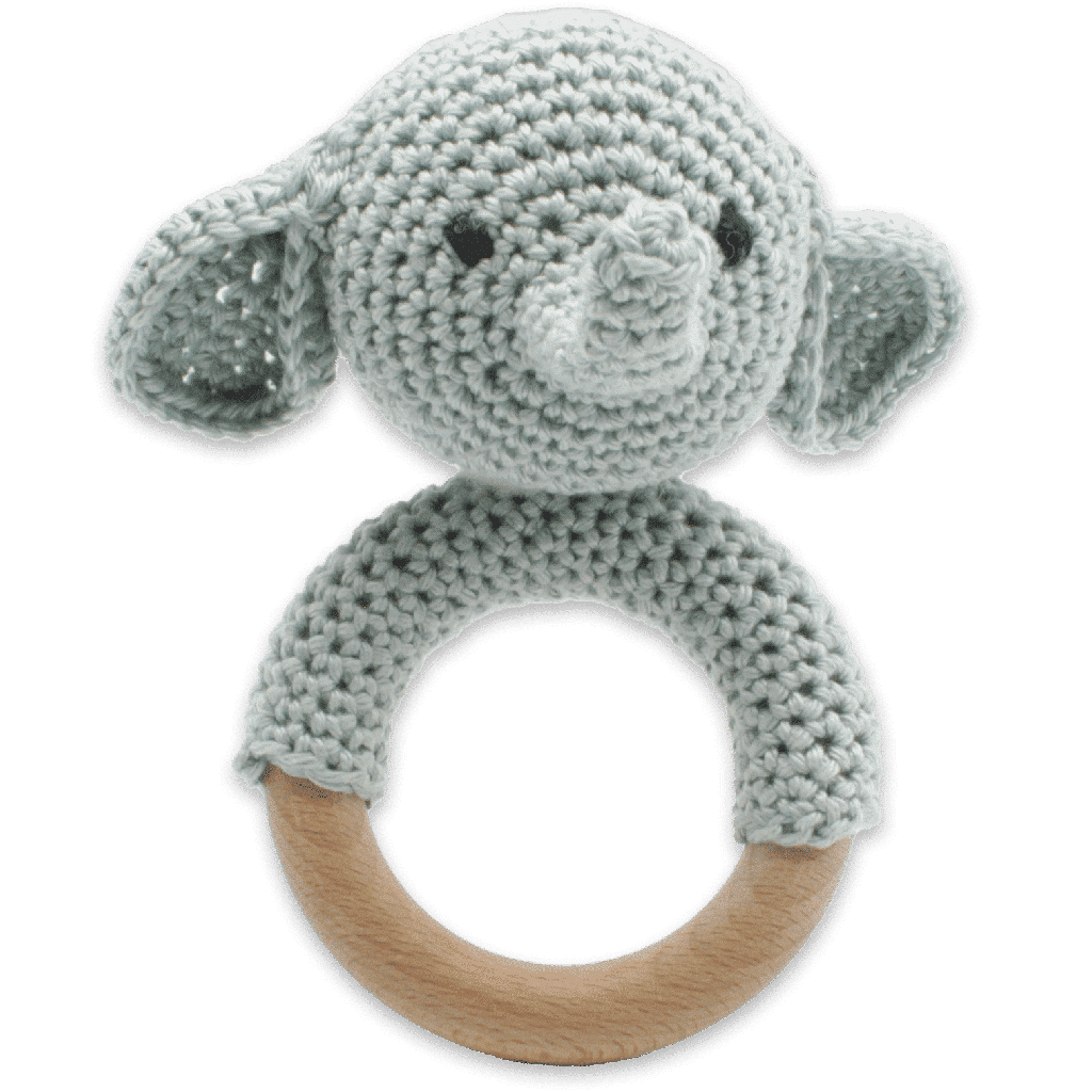 DIY Crochet Kit - Rattle Elephant